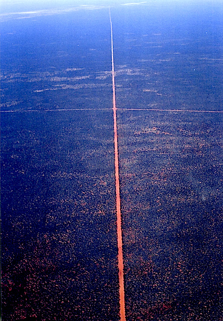 roads towards infinity, Australian bush